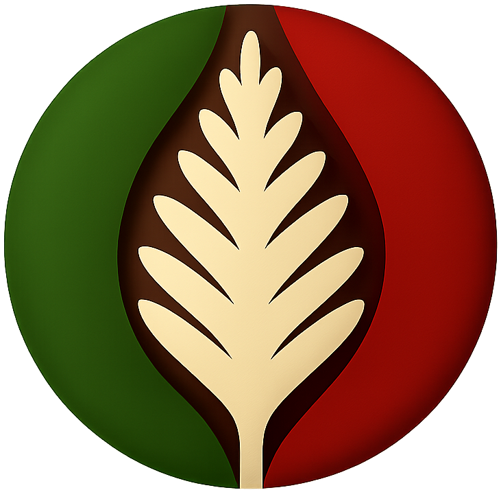 Логотип питомника хвойных декоративных растений FrostPine